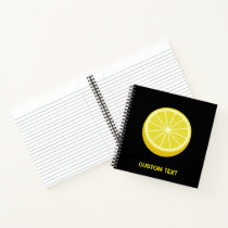 Halve Lemon Notebook