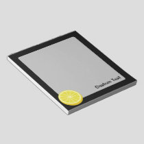 Halve Lemon Notepad