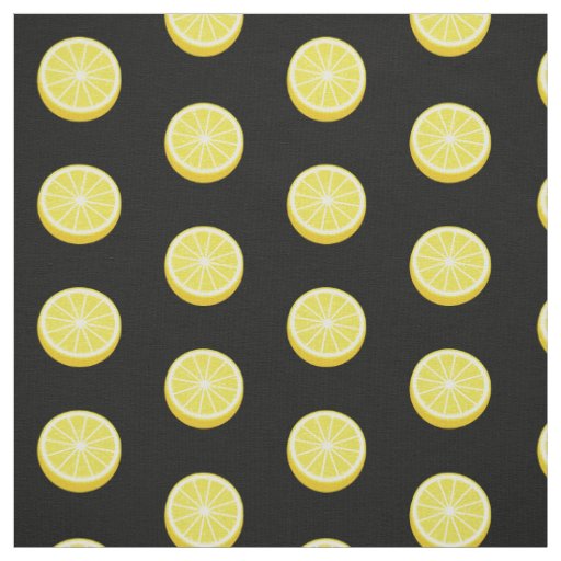 Halve Lemon Pattern Fabric