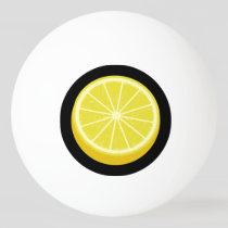 Halve Lemon Ping Pong Ball