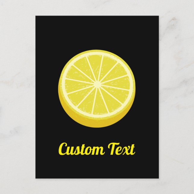 Halve Lemon Postcard (Front)