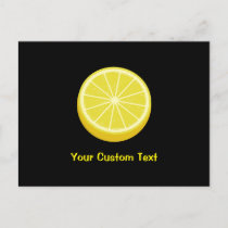 Halve Lemon Postcard