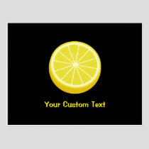 Halve Lemon Postcard