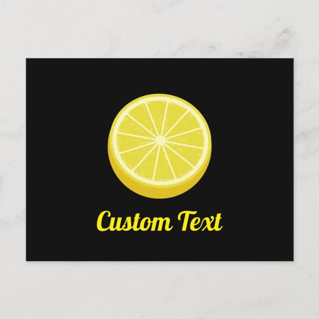Halve Lemon Postcard (Front)