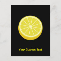 Halve Lemon Postcard