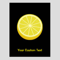 Halve Lemon Postcard