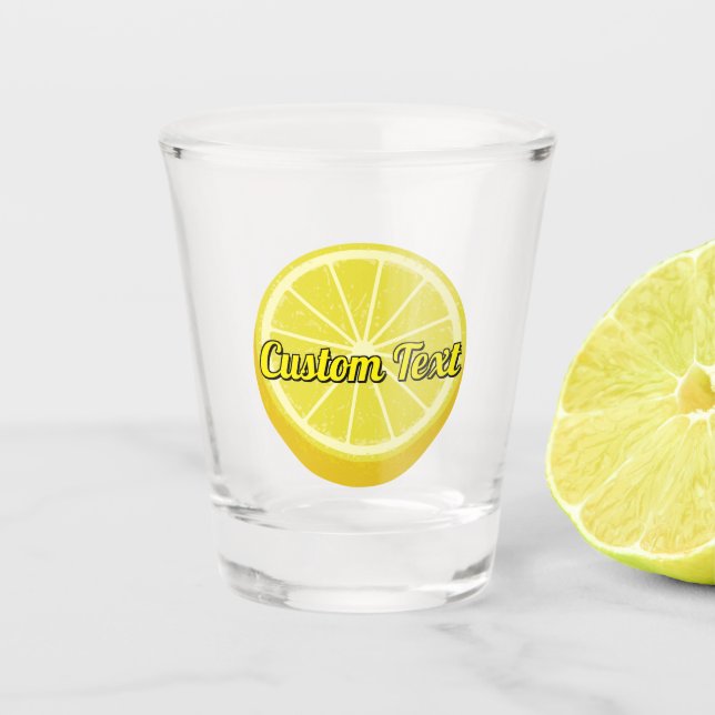 Halve Lemon Shot Glass (Front)