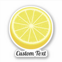 Halve Lemon Sticker