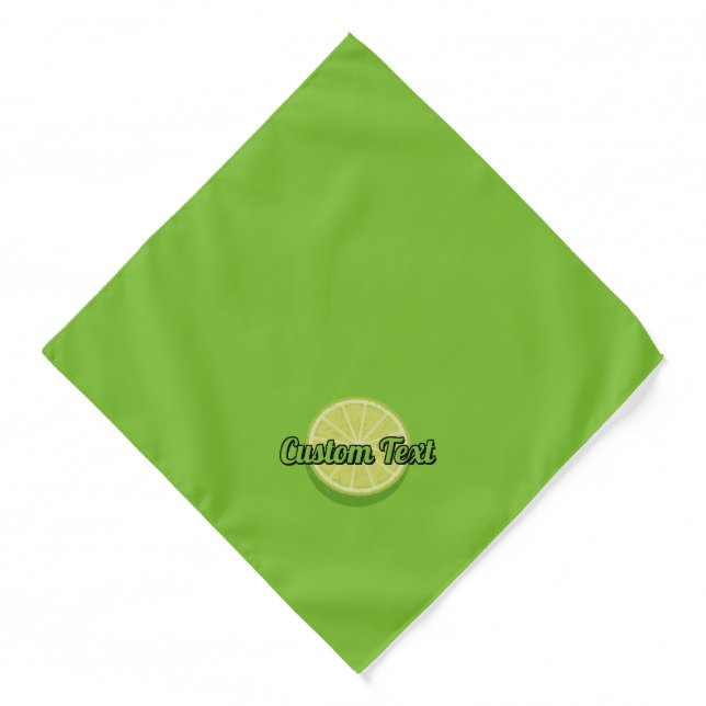 Halve Lime Bandana (Front)