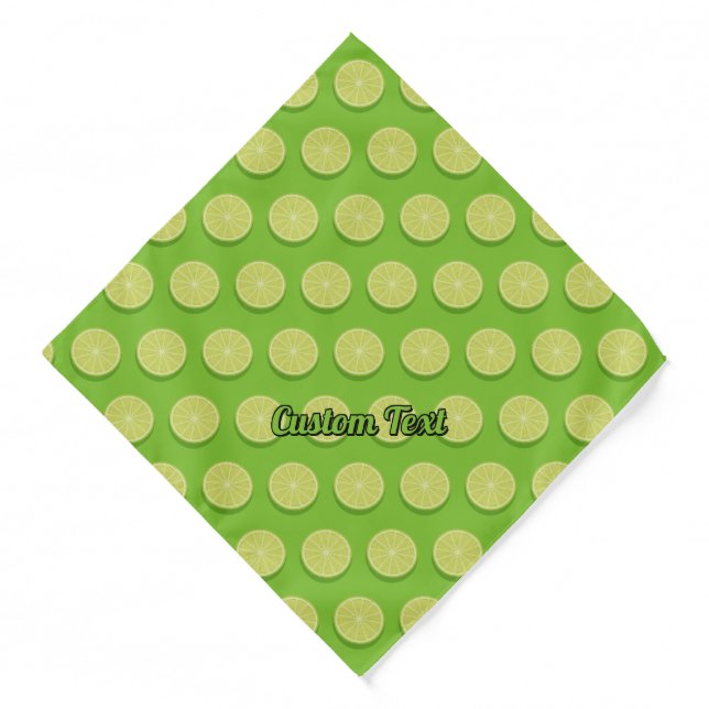 Halve Lime Bandana (Front)