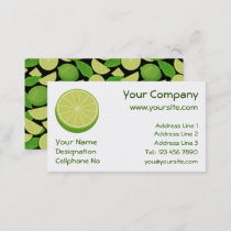 Halve Lime Business Card