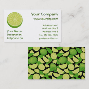 Halve Lime Business Card