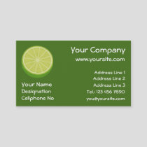 Halve Lime Business Card
