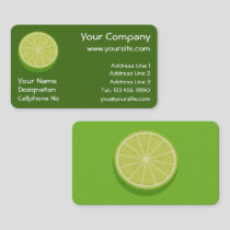 Halve Lime Business Card