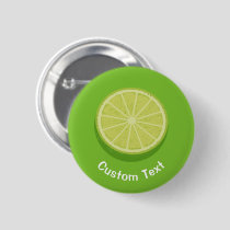 Halve Lime Button