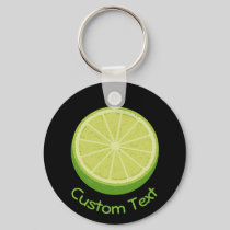 Halve Lime Keychain