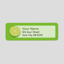 Halve Lime Label