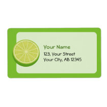 Halve Lime Label