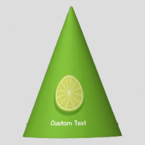 Halve Lime Party Hat