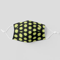 Halve Lime Pattern Adult Cloth Face Mask