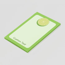 Halve Lime Post-it Notes
