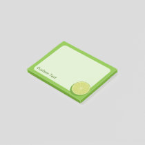 Halve Lime Post-it Notes