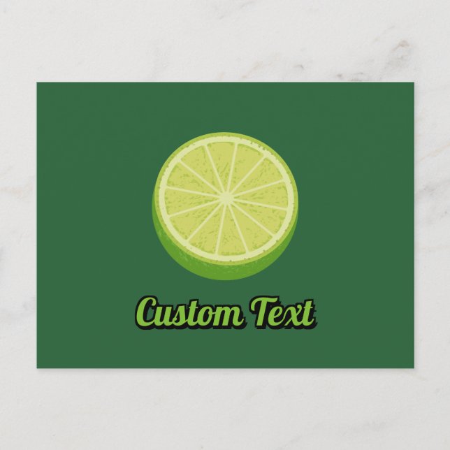 Halve Lime Postcard (Front)