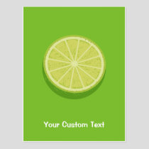 Halve Lime Postcard
