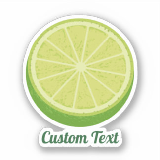 Halve Lime Sticker