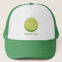 Halve Lime Trucker Hat