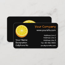 Halve Orange Business Card