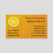 Halve Orange Business Card