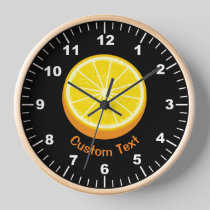 Halve Orange Clock