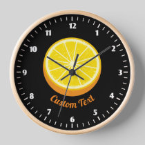 Halve Orange Clock