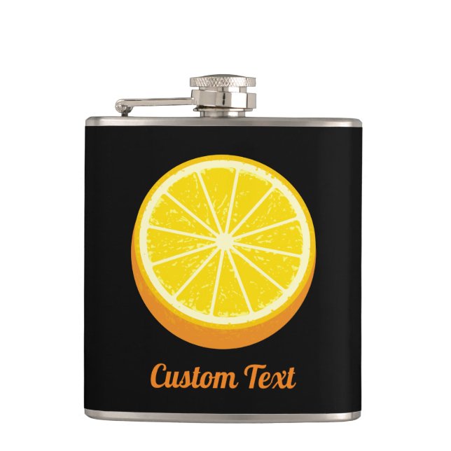 Halve Orange Flask (Front)