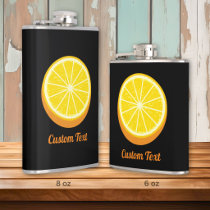 Halve Orange Flask