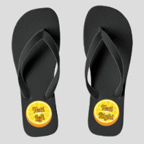 Halve Orange Flip Flops
