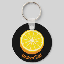 Halve Orange Keychain
