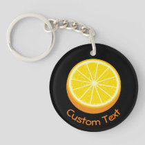 Halve Orange Keychain