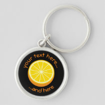 Halve Orange Keychain