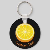 Halve Orange Keychain