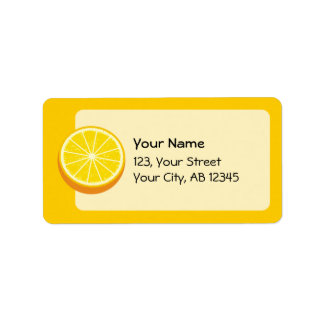 Halve Orange Label