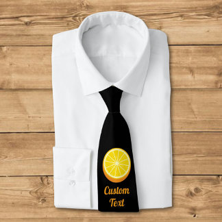Halve Orange Neck Tie