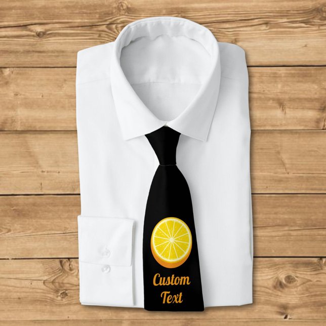 Halve Orange Neck Tie (Creator Uploaded)