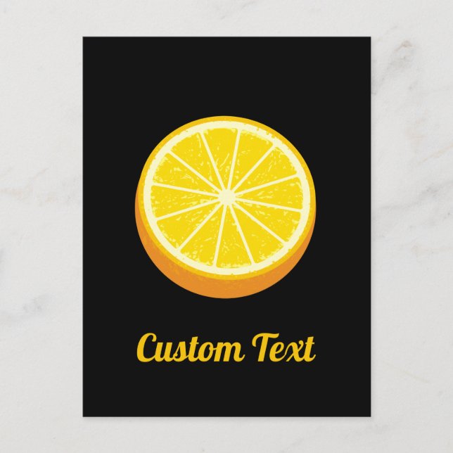 Halve Orange Postcard (Front)