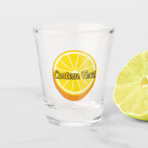 Halve Orange Shot Glass