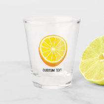 Halve Orange Shot Glass