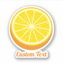 Halve Orange Sticker