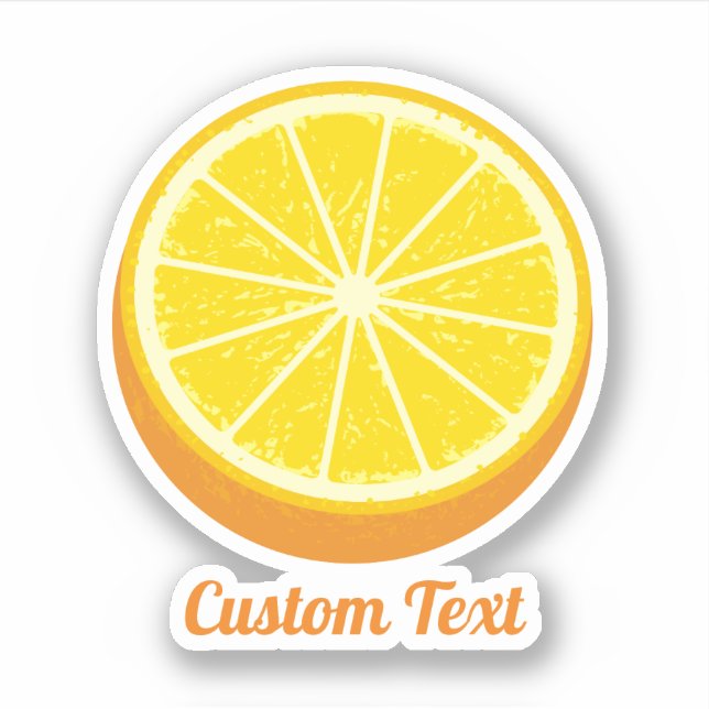 Halve Orange Sticker (Front)