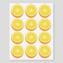Halve Orange Temporary Tattoos